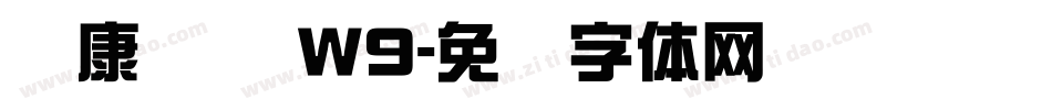华康综艺 W9字体转换